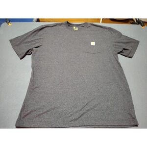 Carhartt T-Shirt Men 2XL Tall Dark Gray Original Fit Workwear Comfort Pocket